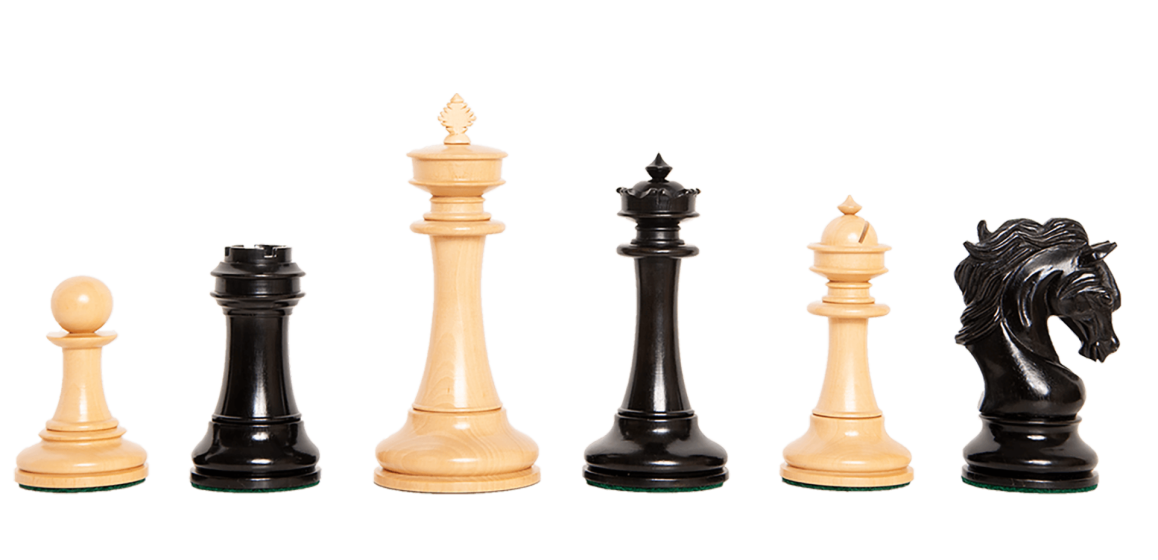The Aristocrat Series Luxury Chess Pieces - 4.4" King