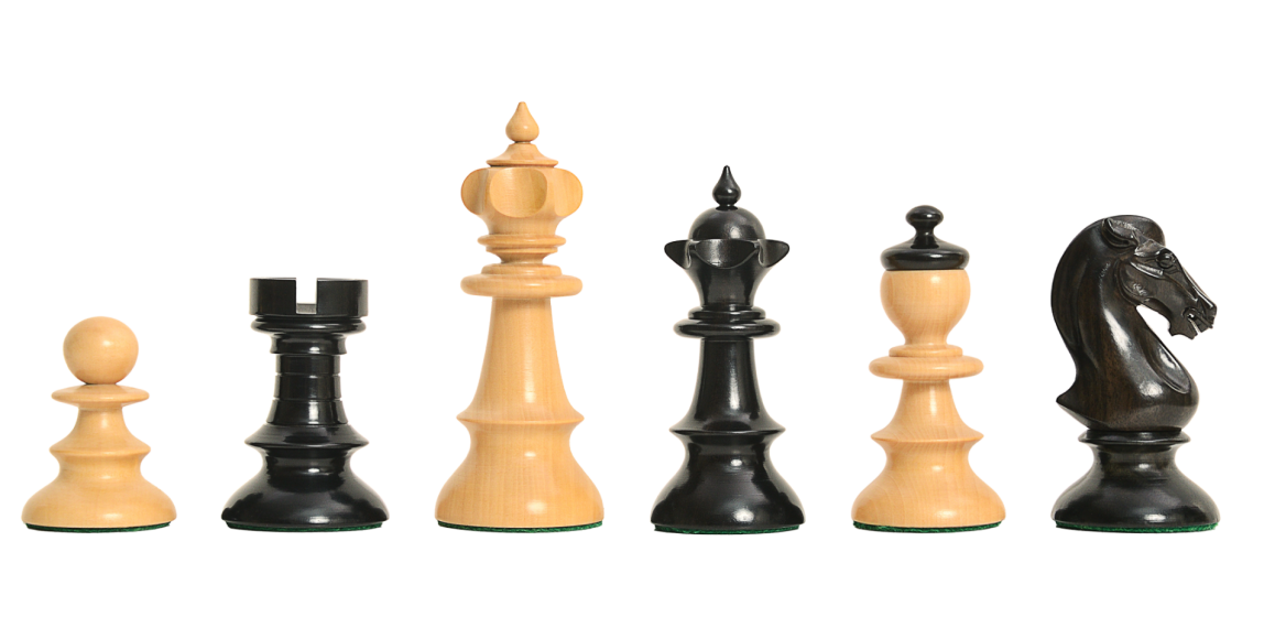 The Austrian Coffeehouse Series Chess Pieces - 4.0" King
