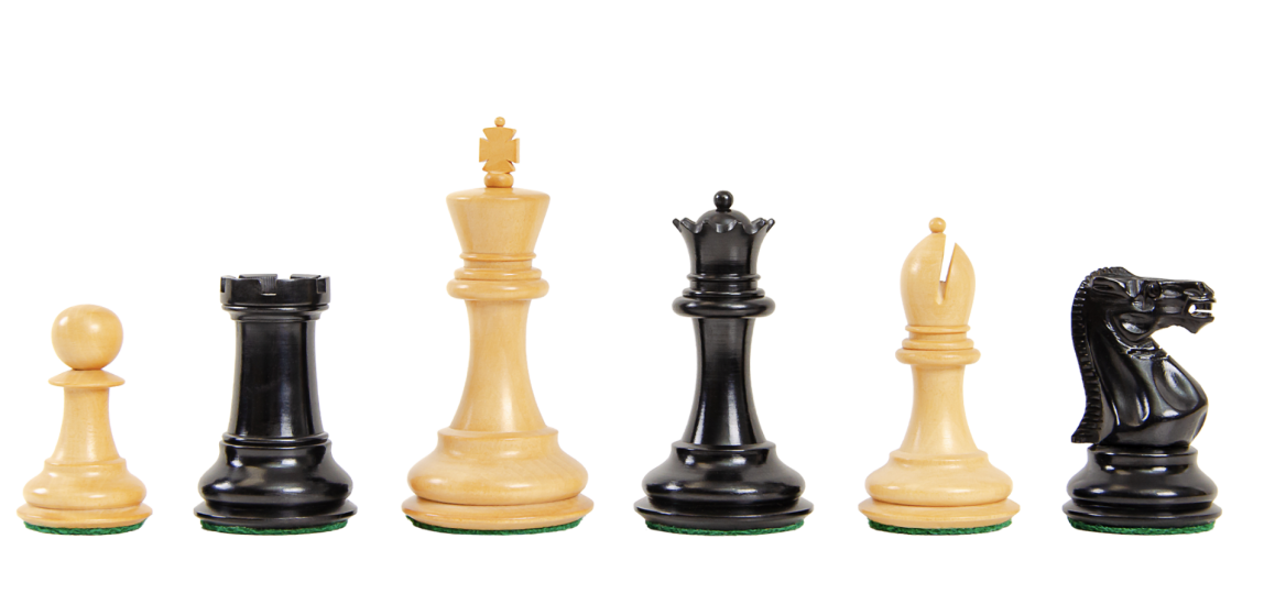 The Bicentennial Luxury Chess Pieces - 3.6" King