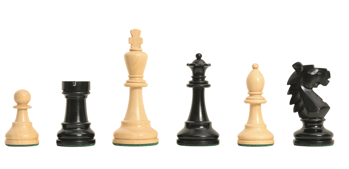 The Bohemian II Series Chess Pieces - 4" King 