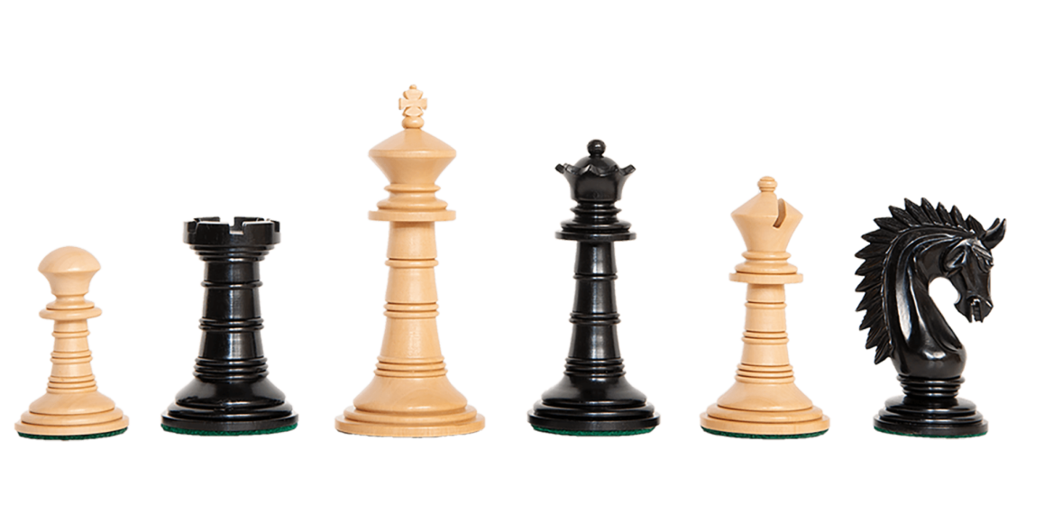 The Bomarzo Series Luxury Chess Pieces - 4.4" King
