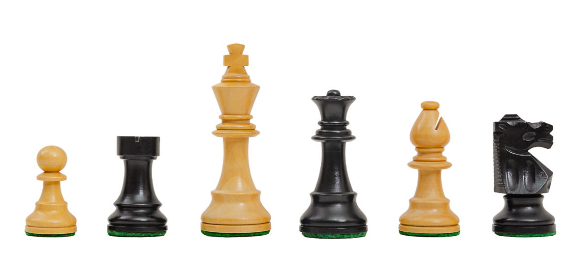 The Club Series Chess Pieces - 2.875" King