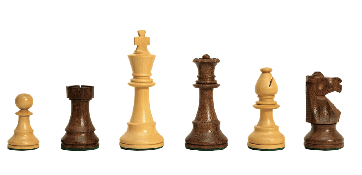 The Club Series Chess Pieces - 3.75" King