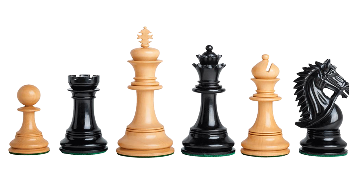 The Chesterfield Series Luxury Chess Pieces - 4.4" King 