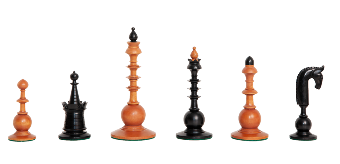 The Circa 1750 Dutch Series Luxury Chess Pieces - 4.4" King 