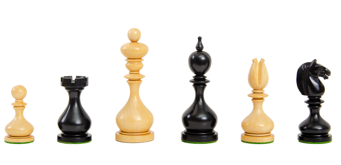 The Dublin Series Luxury Chess Pieces - 4.0" King
