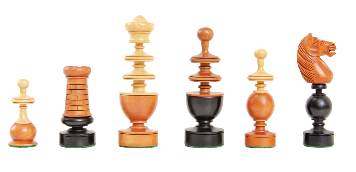 The French Regence Series Luxury Chess Pieces - 4.4" King