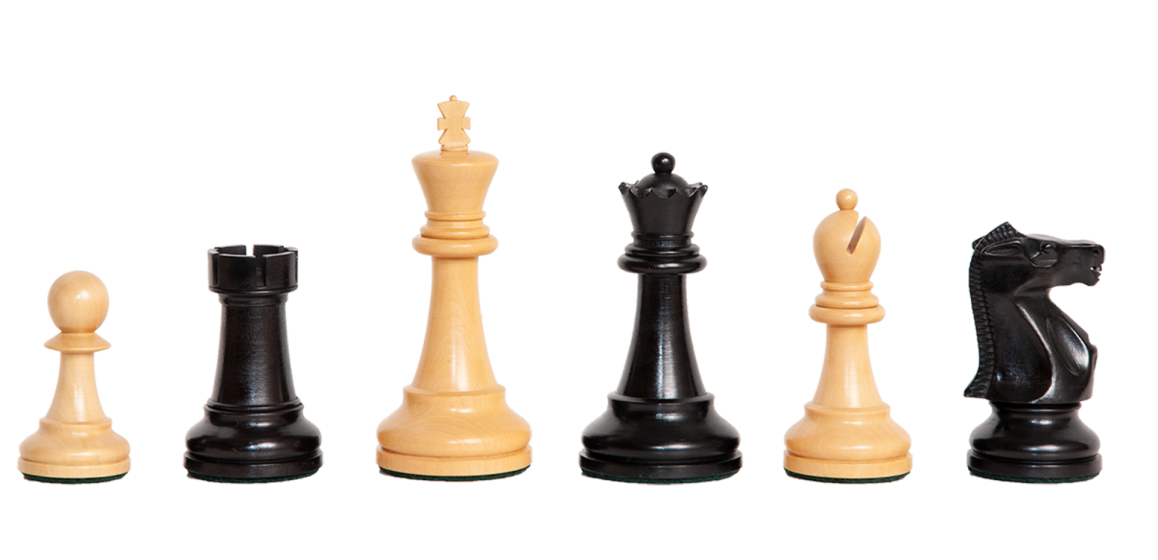 The Fischer Spassky Series Chess Pieces - 3.5" King