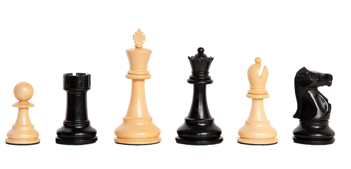 The Fischer Spassky Series Chess Pieces -  4.4" King