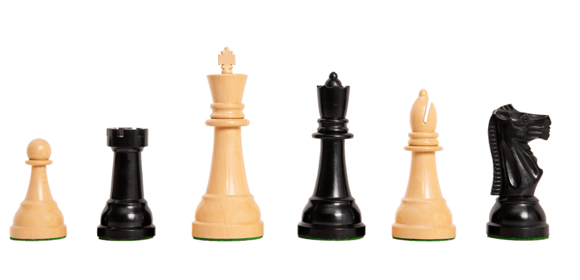 The Reproduction of the Circa 1950s Gallant Knight Series Chess Pieces - 5.0" King