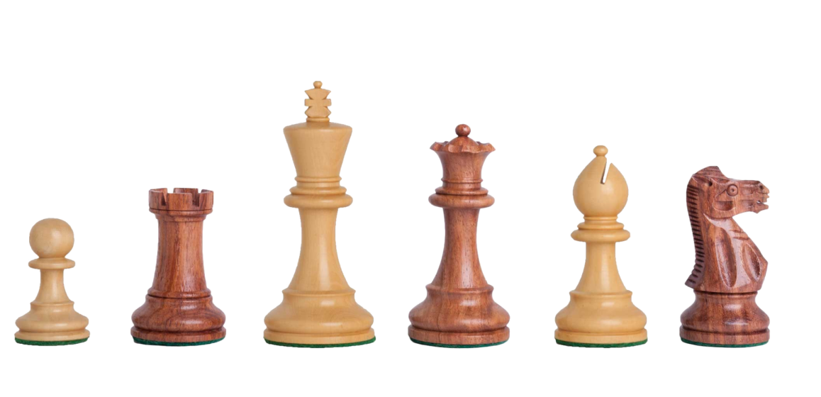 The Grandmaster Series Gilded Chess Pieces - 4.0" King