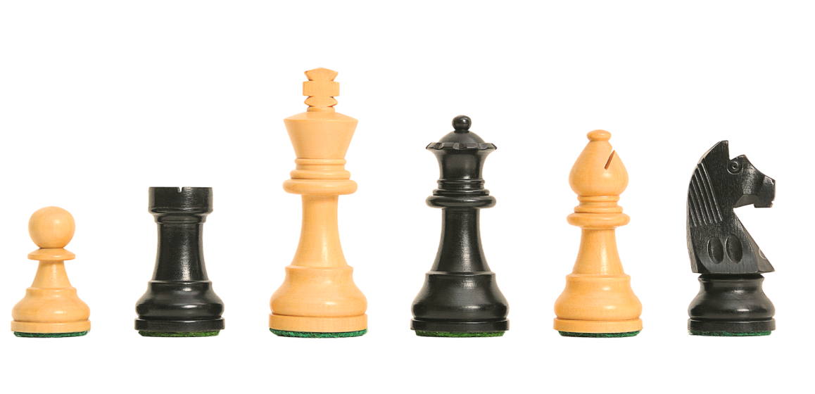 The German Series Chess Pieces - 3" King