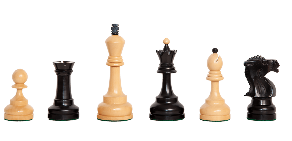 The Grossmeister Series Chess Pieces -  4.4" King