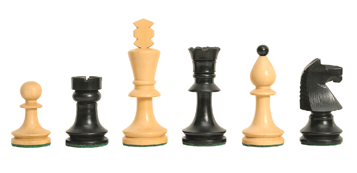 The Hungarian II Series Chess Pieces - 3.875" King 