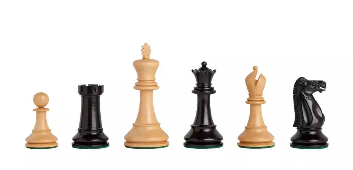  Reproduction of the Circa 1940 Chess Pieces - 4.0" King 