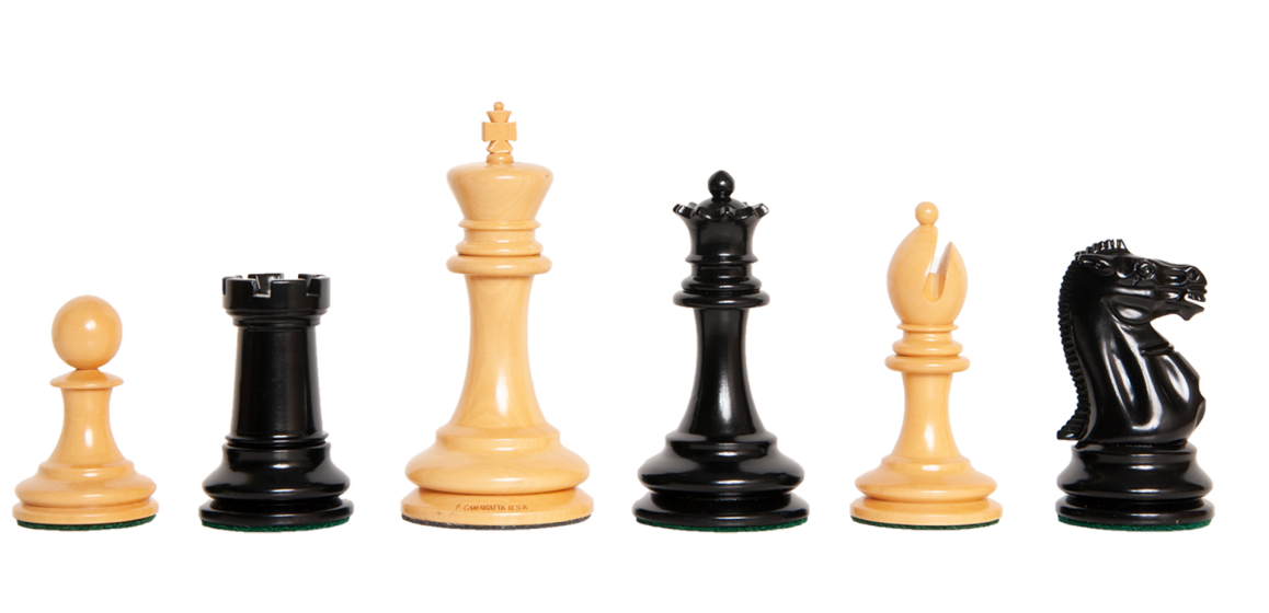 The Camaratta Collection - The Lasker Series Chess Pieces - 4.0" King