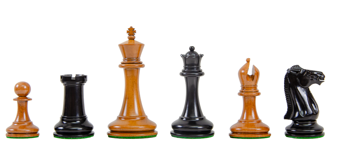 The Genuine Staunton® Collection - Leuchars Series Vintage Luxury Chess Pieces - 3.5" King