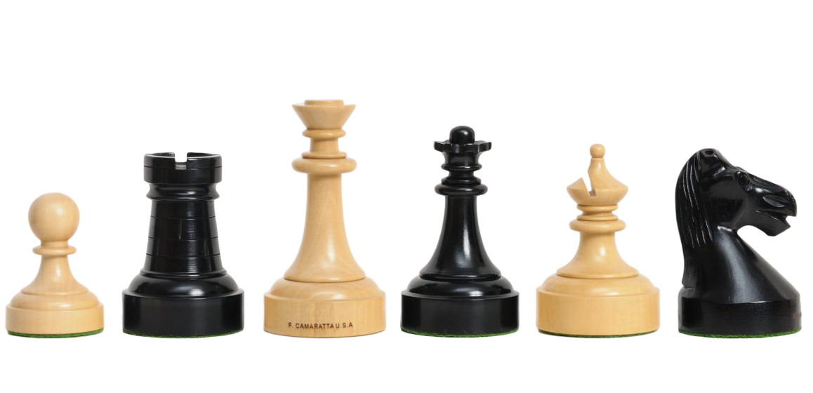The Camaratta Collection - The Louis Persinger Series Chess Pieces - 3.6" King
