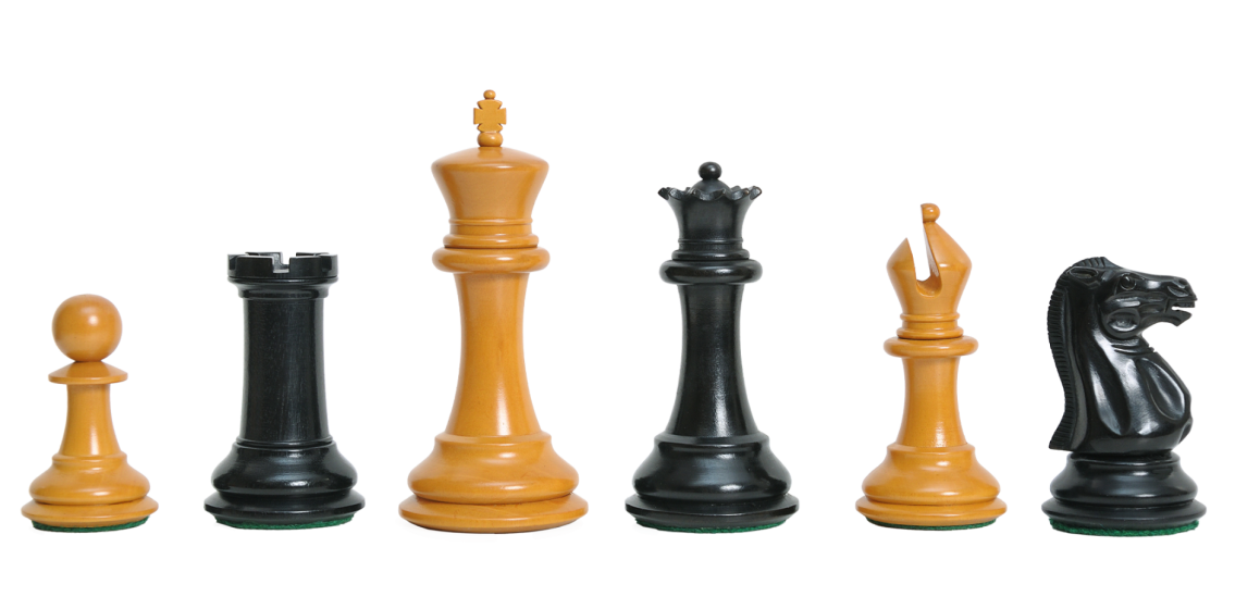 The Morphy Series Timeless Luxury Chess Pieces - 4.4" King