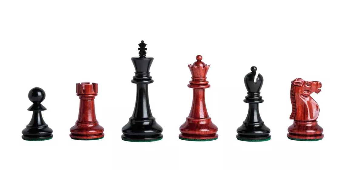 The Reykjavik II Series Prestige Chess Pieces - 3.75" King