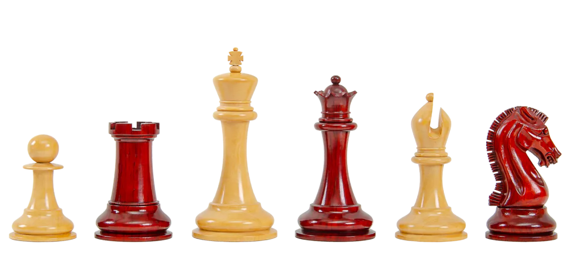 The Forever Collection - The St. Louis Chess Club Commemorative Chess Pieces - 4.4" King