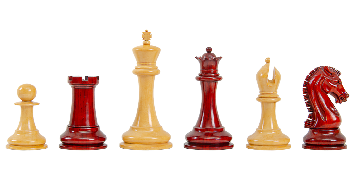 The Forever Collection - The St. Louis Chess Club Commemorative Chess Pieces - 4.4" King