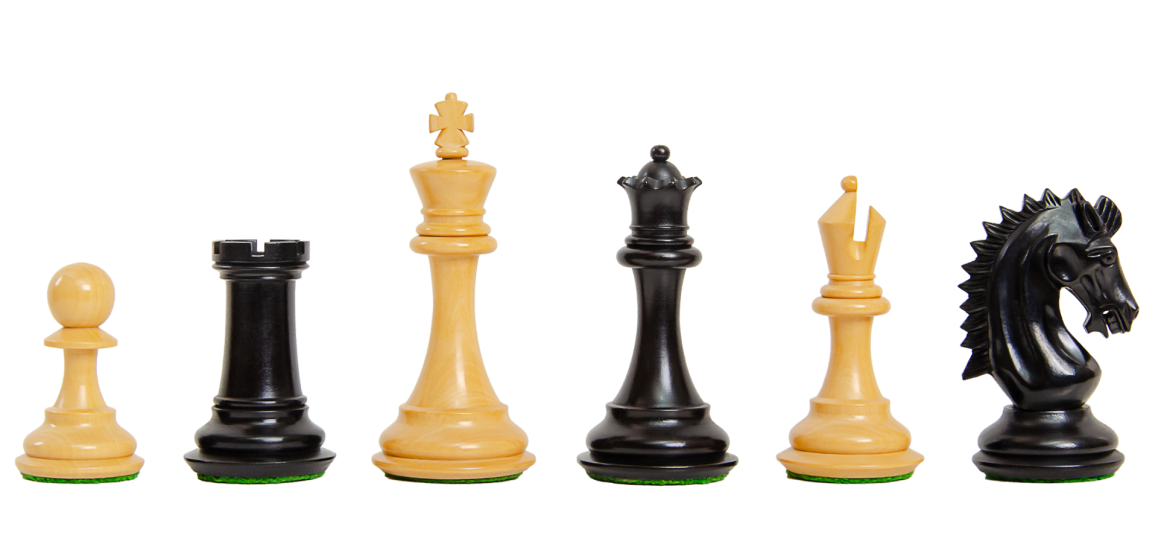 The Sussex Series Luxury Chess Pieces - 3.75" King