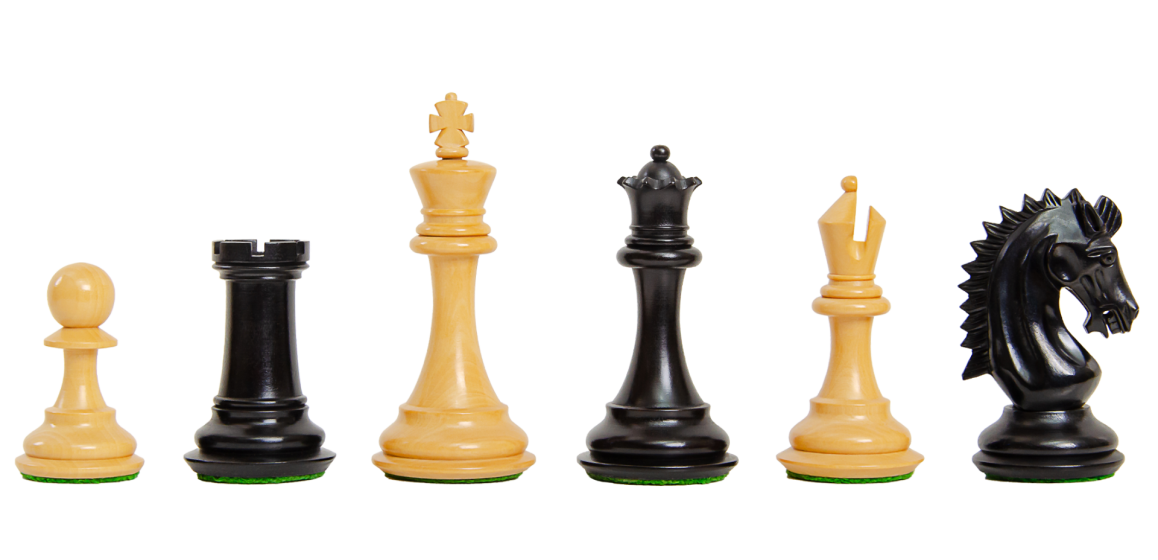 The Sussex Luxury Chess Pieces - 3.75" King