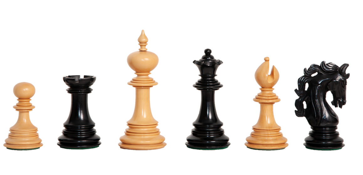 The Turin Series Artisan Chess Pieces - 4.4" King