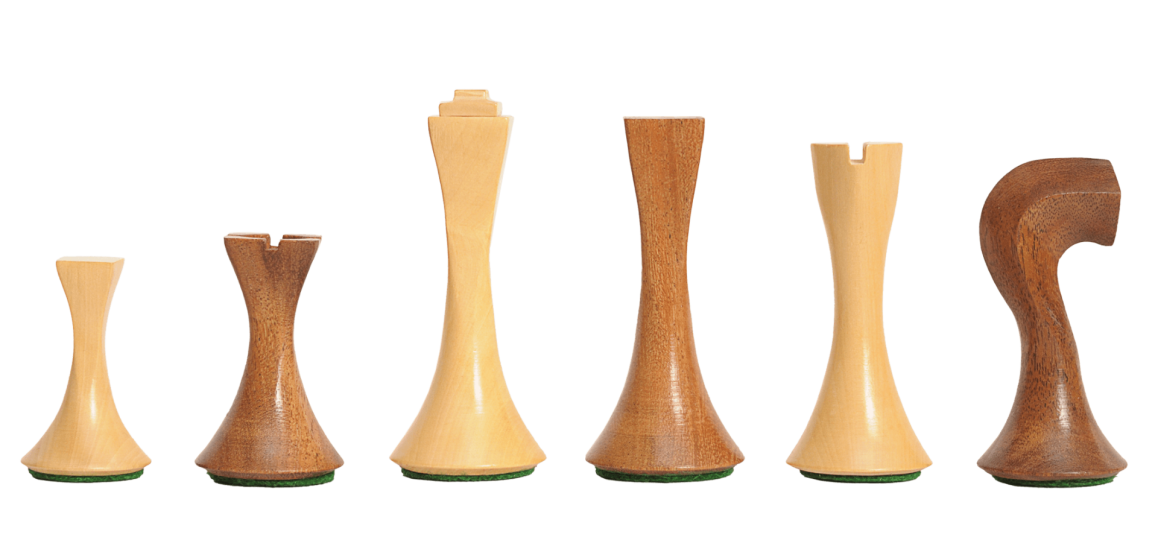 The Moderne Series Chess Pieces - 3.75" King
