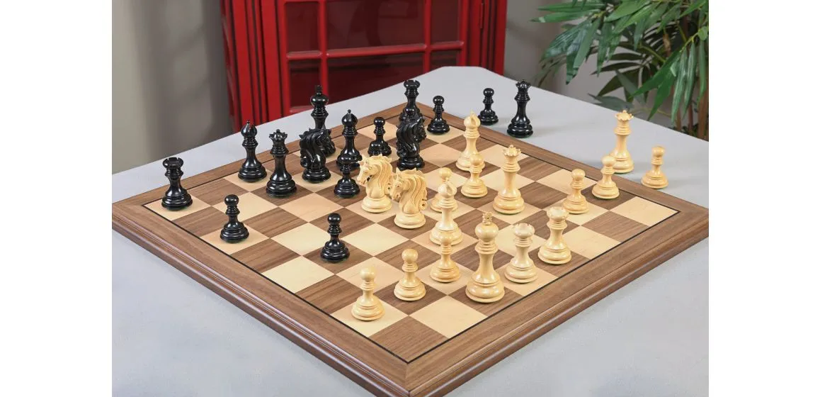 The Cavalier Series Wood Chess Pieces - 4.5" King