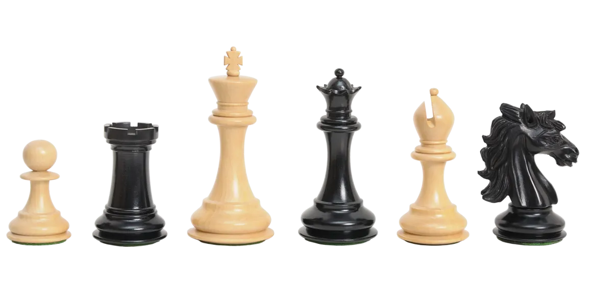 The Pegasus Series Wood Chess Pieces - 4.5" King