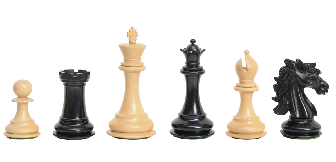 The Pegasus Series Wood Chess Pieces - 4.5" King