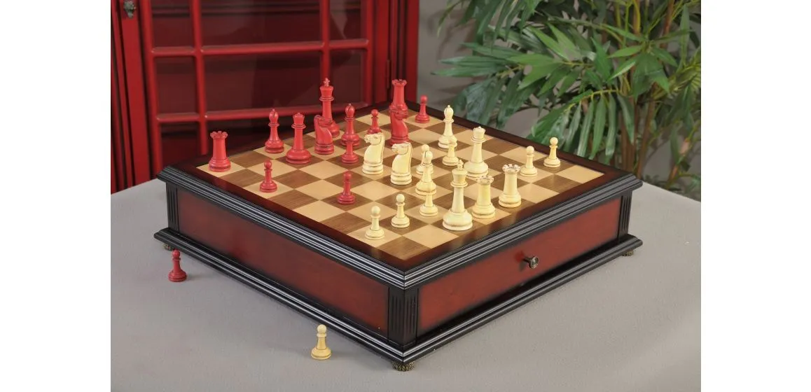 The Classical Staunton Series Chess Set & Tiroir Combination