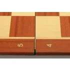 Folding Mahogany and Maple Wooden Tournament Chess Board