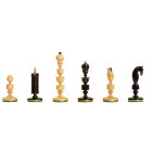 The Camaratta Collection - The Biedermeier Series Luxury Chess Pieces - 4.4" King