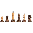 The Burnt Dubrovnik Series Chess Pieces - 3.75" King