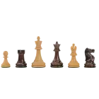 The Fischer Spassky Series Commemorative Chess Pieces - 3.75" King