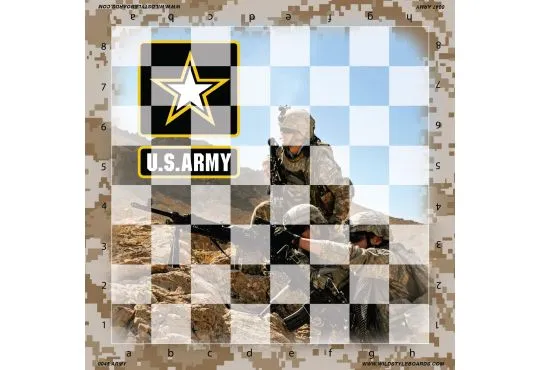 United States Army - Full Color Vinyl Chess Board