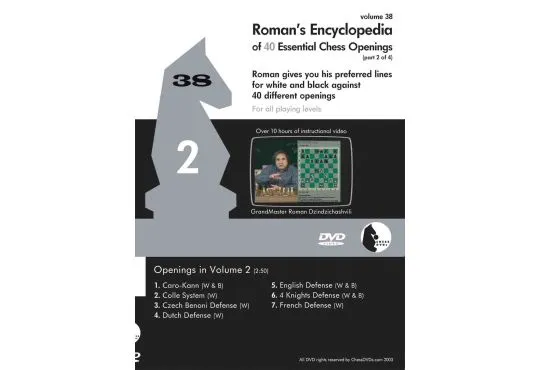 ROMAN'S LAB - VOLUME 38 - Encyclopedia of Chess Openings - PART 2