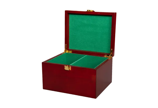 Red Mahogany Standard Chess Box