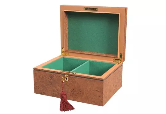 Premium Chess Box - Elm Burl