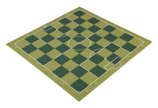 Soccer - Full Color Thin Mousepad Chess Board