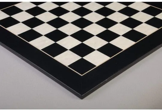 CLEARANCE - Blackwood and Maple Classic Traditional Chess Board - 2.5" Squares - Gloss Finish