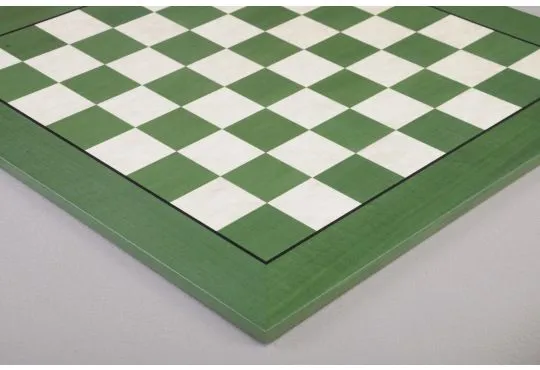 CLEARANCE - Greenwood and Maple Classic Traditional Chess Board - 2.25" Squares - Satin Finish