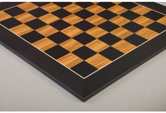 CLEARANCE - Blackwood and Olivewood Classic Traditional Chess Board -  2.5" Squares - Satin Finish