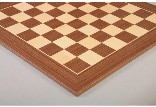 CLEARANCE - Striped Ebony and Maple Classic Traditional Chess Board - 2.5" Squares