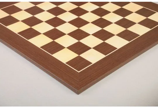 CLEARANCE - Wenge and Maple Classic Traditional Chess Board - 2.5" Squares