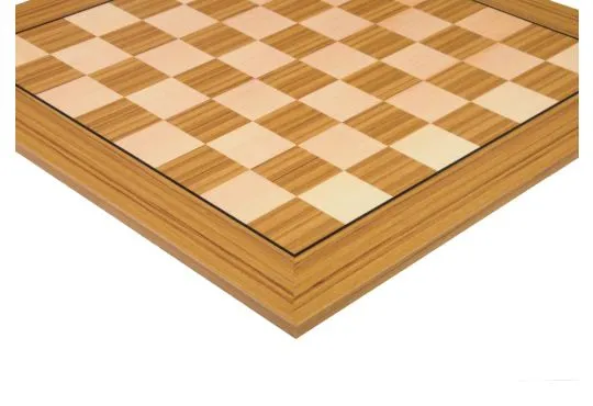 CLEARANCE - Walnut and Maple Classic Traditional Chess Board - 2.5" Squares