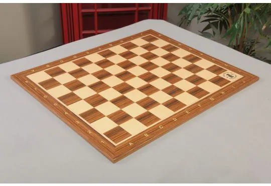 Archbishop & Chancellor ,Capablanca Chess Game,The Parker Bridle Series ,  Boxwood & Padauk , 4.25 King with 2.25 Square Collector Series 10x10  Chess